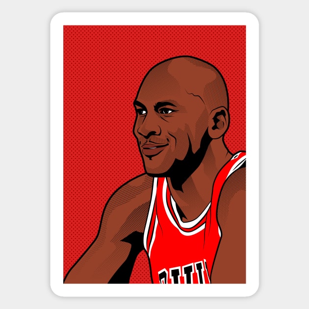 Michael Jordan Sticker by dbl_drbbl